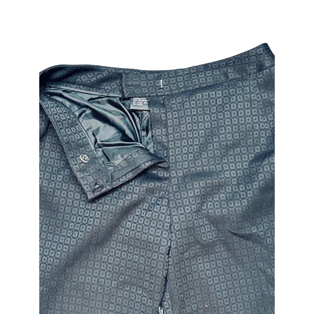 Signature by Larry Levine Women's 8 Petite Textured Black Dress Pants - Picture 6 of 6